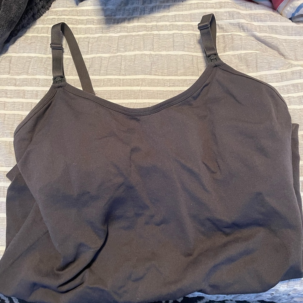 Gray nursing tank